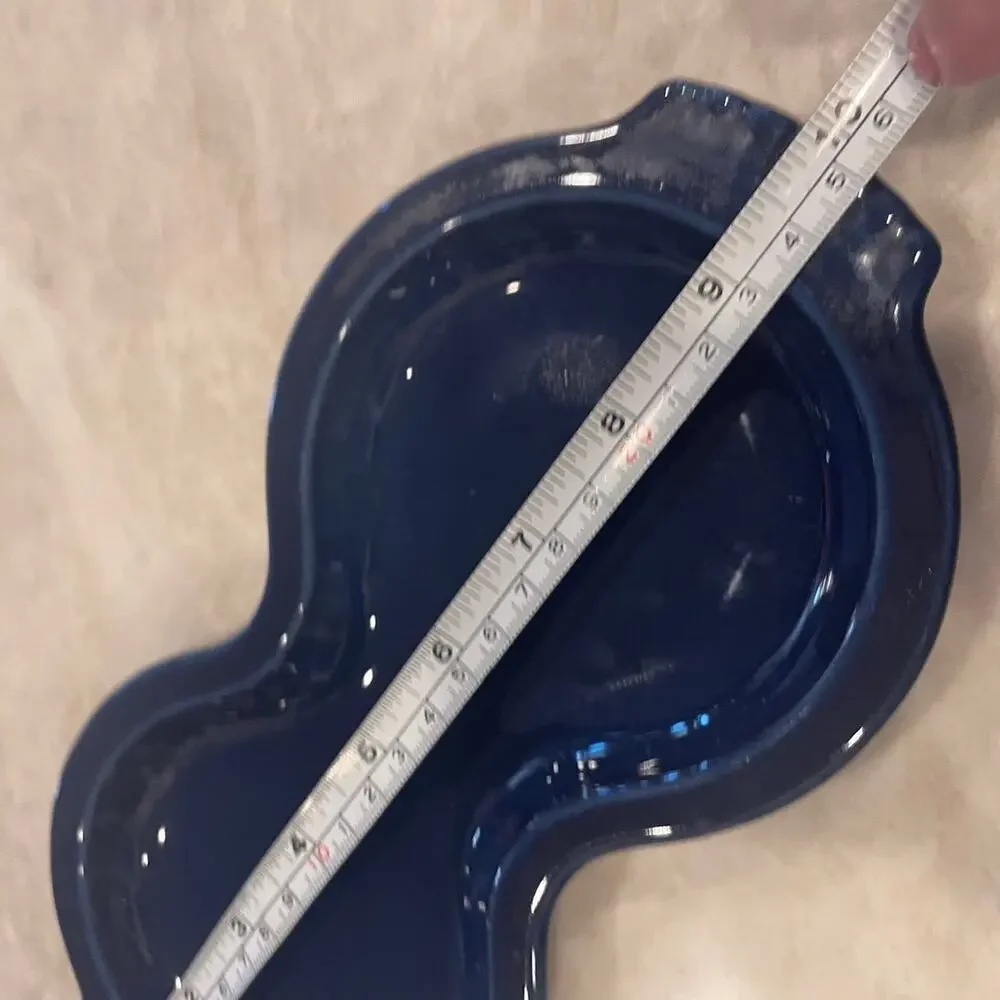 Fiesta Cobalt blue tray for cream and sugar NEW